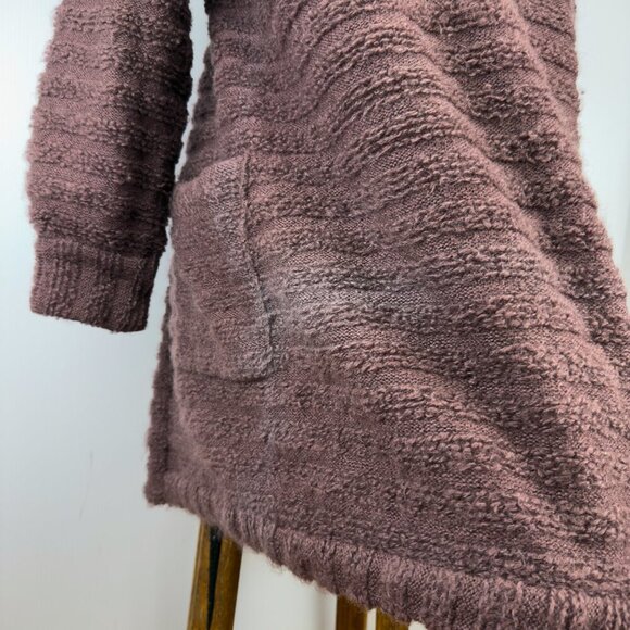 ESCADA VTG Heritage Mohair Top Buttons Eggplant Knitted Cardigan 70's 80's sz 40 - Picture 9 of 14